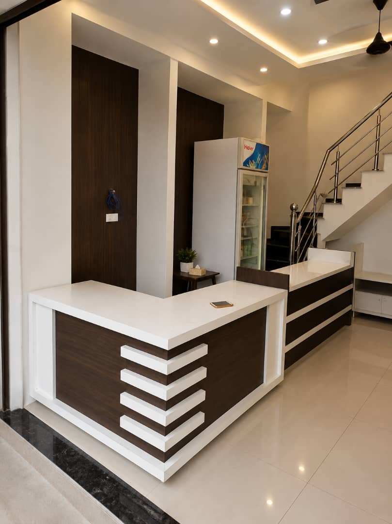 Stepped Reception Counter — Workspace & Commercial by ALFO HOME